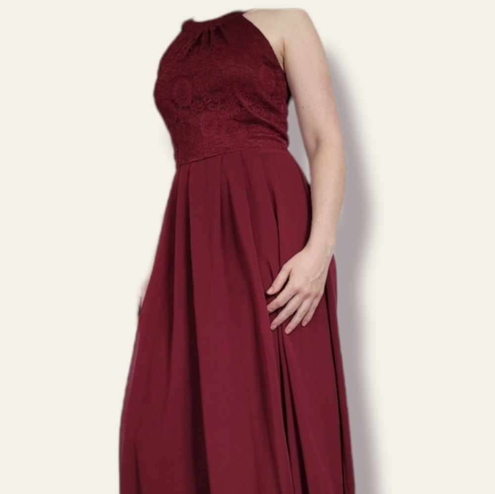 Burgundy formal dress, Dressystar brand, size XS, perfect for prom